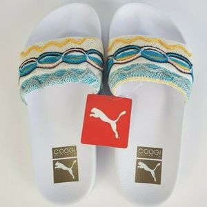 NEW Knit Slides Size 8 Mens PUMA COOGI Sandals